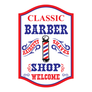 Barber Shop Logo PNG Vector