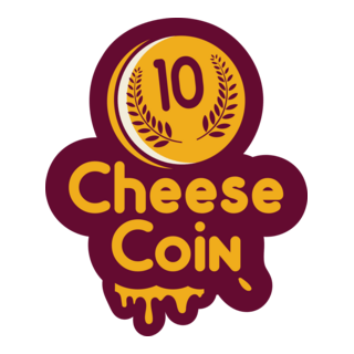 Cheese Coin Logo PNG Vector