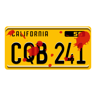 Christine Plate (CQB 241) with blood Logo PNG Vector