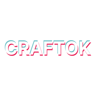 Craftok Text Logo PNG Vector