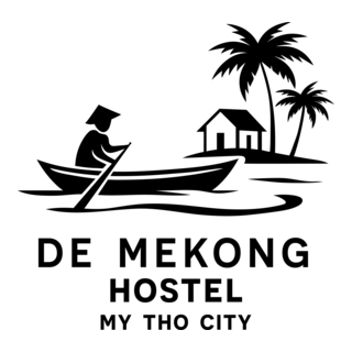 De Mekong Hostel Logo PNG Vector