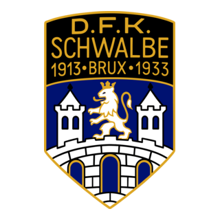 Deutscher Fussball Klub „Schwalbe“ 1913 Brüx Logo PNG Vector
