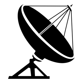 Dish Signal Receiver Logo PNG Vector