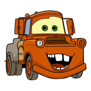 Disney Pixar's Cars: Mater Logo PNG Vector