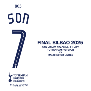 Dorsal SON FINAL EUROPE LEAGUE 2025 Logo PNG Vector