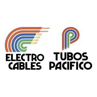 Electro Cables & Tubos Pacifico fondo blanco Logo PNG Vector