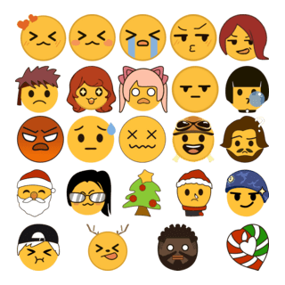 EMOJI FF Logo PNG Vector