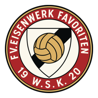 Fussball Verein „Eisenwerk Favoriten“ 1920 Logo PNG Vector