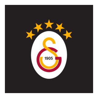 Galatasaray 5 Stars Logo PNG Vector