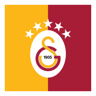 Galatasaray 5 yıldızlı Logo PNG Vector