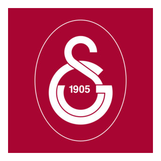 Galatasaray SK | Monochrome Kontur Logo PNG Vector