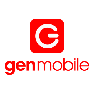 Gen Mobile Vertical Logo PNG Vector