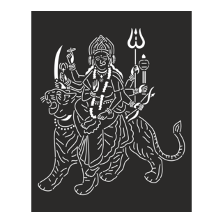 GODDESS DURGA Logo PNG Vector