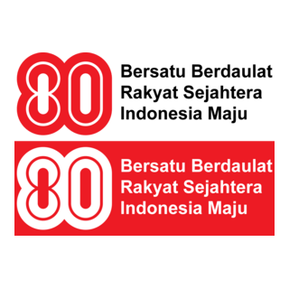 HUT RI 80 Logo PNG Vector