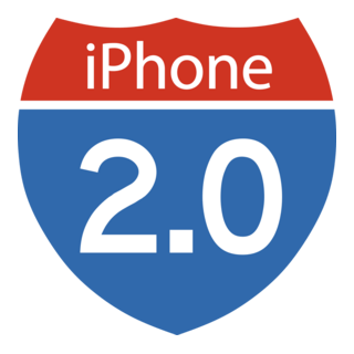 iPhone OS 2 Logo PNG Vector