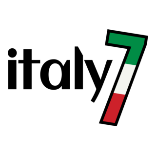 italy 7 pizza Logo PNG Vector