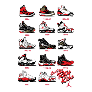 JORDAN AIR RETRO KICKS Kolt'ART Logo PNG Vector