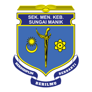 LENCANA SMK SUNGAI MANIK Logo PNG Vector