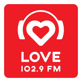 Love Radio Kaliningrad 102.9 FM Logo PNG Vector