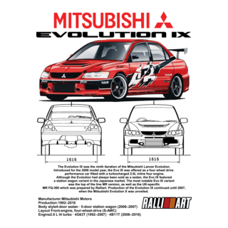 MITSUBISHI EVOLUTION IX Logo PNG Vector