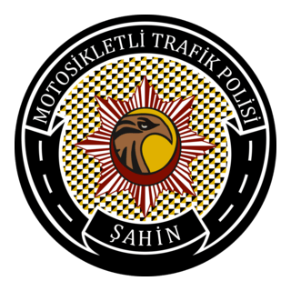 Motosikletli Trafik Polisi (Şahin) Logo PNG Vector
