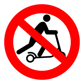 No Stepping Logo PNG Vector