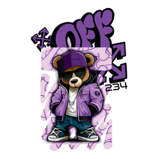 OFF WHITE BEAR 234 Logo PNG Vector