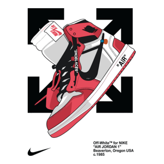 OFFWHITE NIKE JORDAN ANGGT Logo PNG Vector