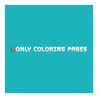 Only Coloring Pages Logo PNG Vector