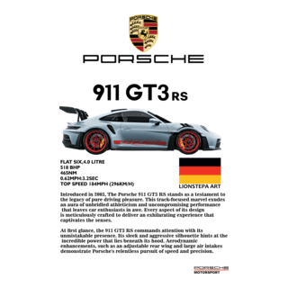 PORSCHE 911 GTS RS INFOLINE Logo PNG Vector