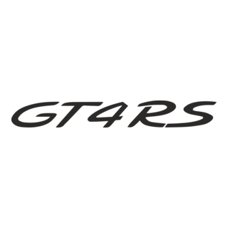 Porsche GT4 RS Logo PNG Vector