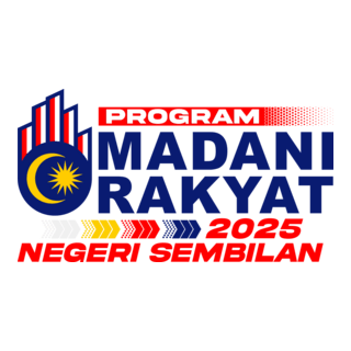 PROGRAM MADANI RAKYAT NEGERI SEMBILAN 2025 Logo PNG Vector