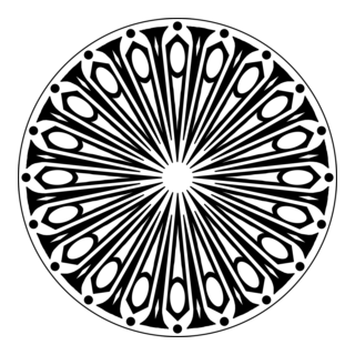 Round Pattern Logo PNG Vector