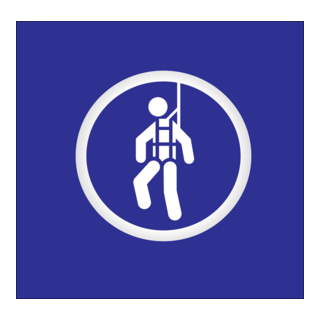 Safety Icon to work in Hight Logo PNG Vector