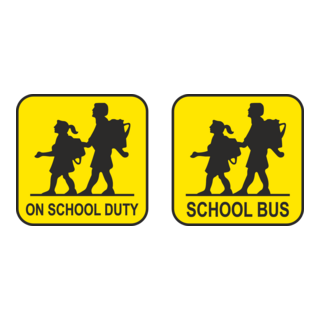 SCHOOL BUS SCHOOL DUTY Logo PNG Vector