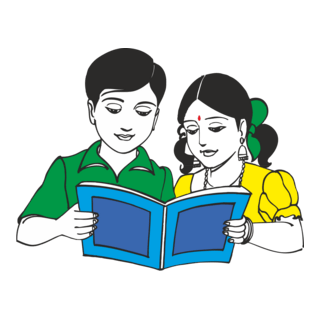 School Kids Logo PNG Vector