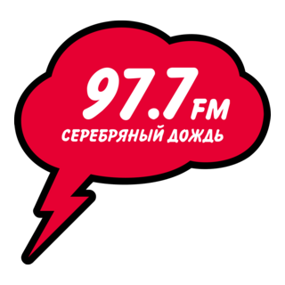 Silver Rain Kaliningrad 97.7 FM Logo PNG Vector