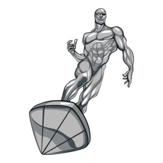 Silver Surfer Logo PNG Vector
