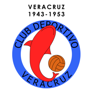 Tiburones Rojos Veracruz 1943-1953 Logo PNG Vector