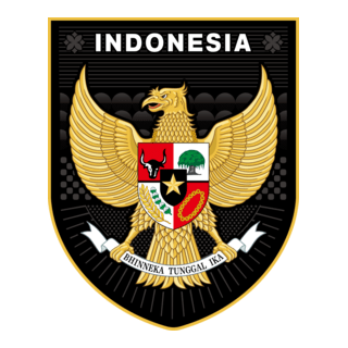 Timnas Indonesia 2025 (Hitam) Logo PNG Vector