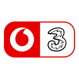 VodafoneThree Logo PNG Vector