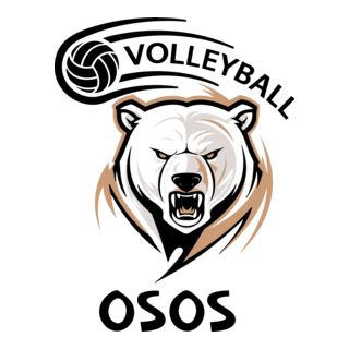 Volleyball osos Logo PNG Vector