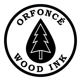 Wood Ink Logo PNG Vector