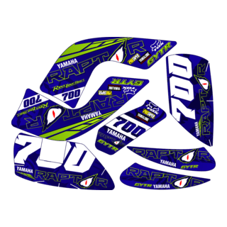 YAMAHA RAPTOR 700 CALCOMANIAS Logo PNG Vector