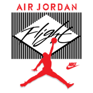 AIR JORDAN NIKE FLIGHT Logo PNG Vector