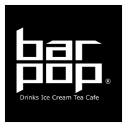 Bar Pop Ice Cream Drinks Cafe Logo PNG Vector