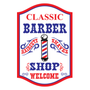 Barber Shop Logo PNG Vector