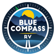 Blue Compass RV Logo PNG Vector