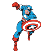 Captain America Logo PNG Vector