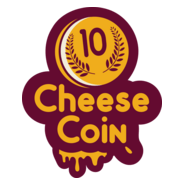 Cheese Coin Logo PNG Vector